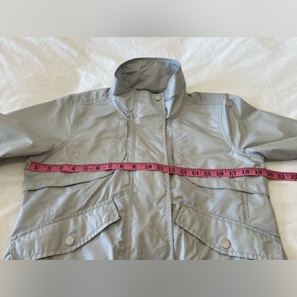 Athleta | Women’s SZ Small | Gray Cropped Journey Jacket | Windbreaker Full Zip - Picture 3 of 11
